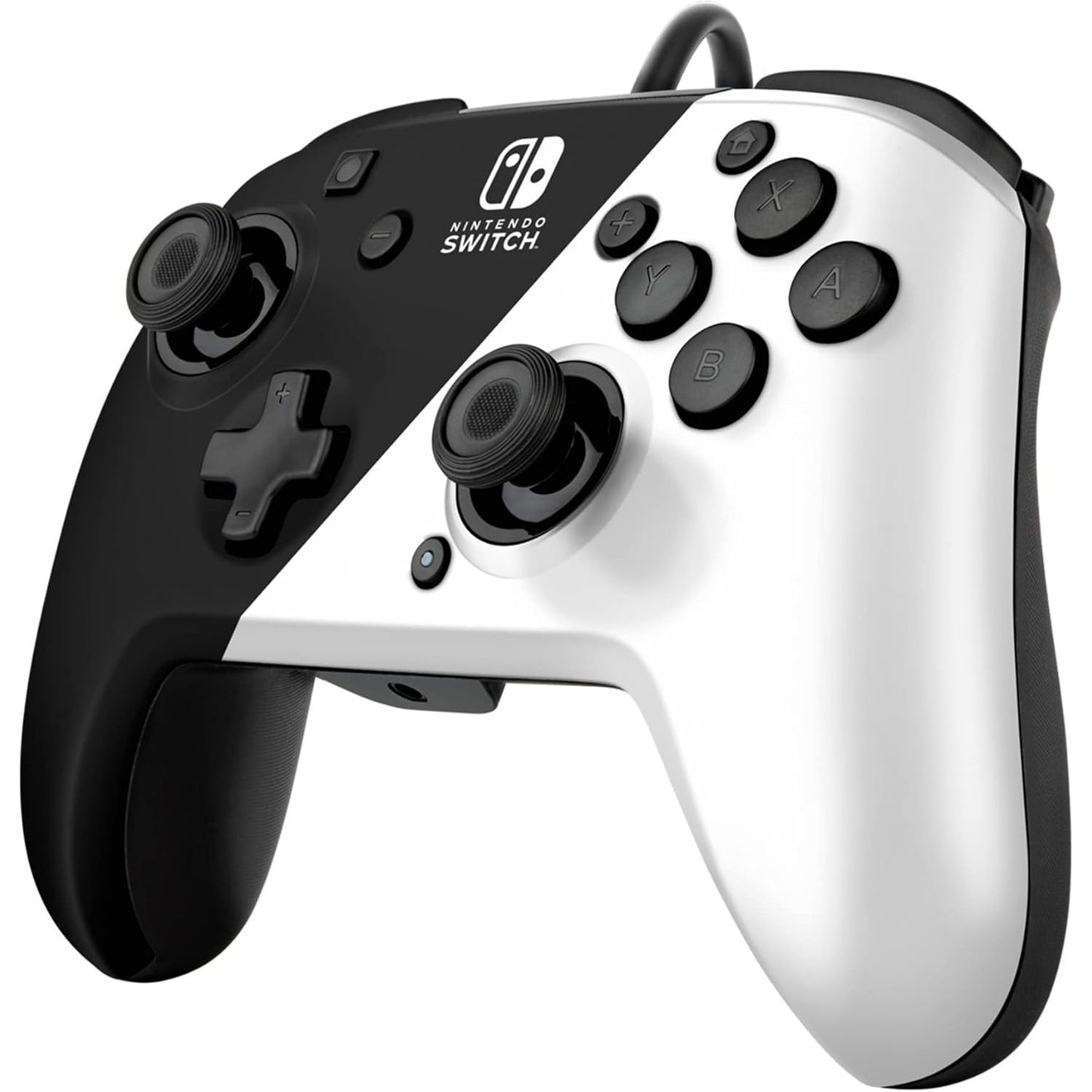 PDP Faceoff Nintendo Switch Deluxe Wired Controller Black White Brand New