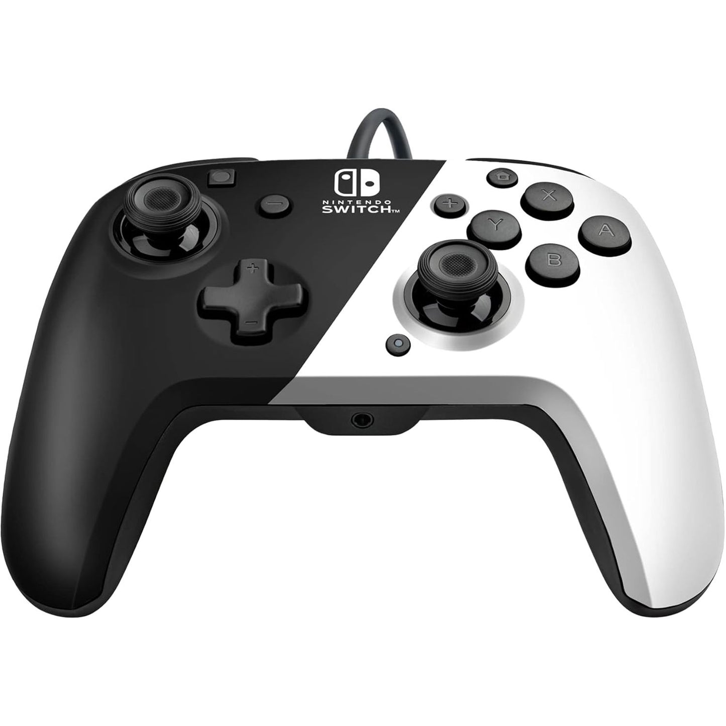 PDP Faceoff Nintendo Switch Deluxe Wired Controller Black White Brand New