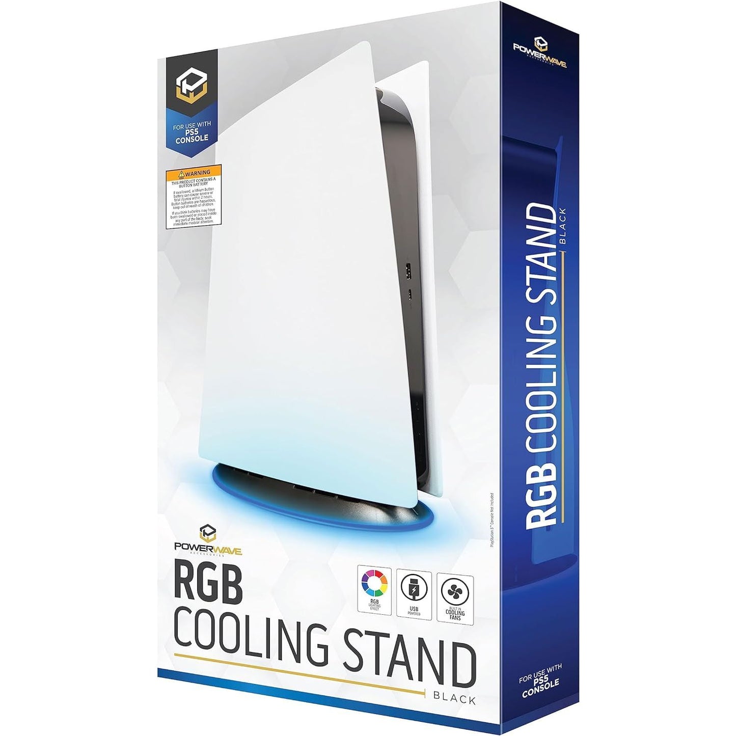 Powerwave Cooling Stand for PlayStation 5 RGB PS5 Brand New