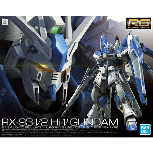 BANDAI GUNDAM RG 1/144 HI-NU GUNDAM GUNPLA PLASTIC MODEL KIT